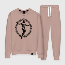Женский костюм хлопок Бег вечности