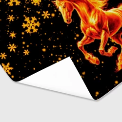 Бумага для упаковки 3D Пылающая лошадь - фото 2