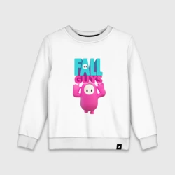 Детский свитшот хлопок Fall Guys - персонаж и лого