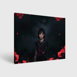 Холст прямоугольный Silent Hill f - главная героиня