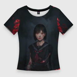Женская футболка 3D Slim Silent Hill f - главная героиня