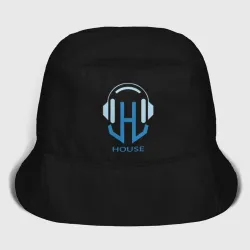 Детская панама хлопок Логотип House Music