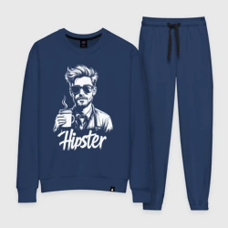 Женский костюм хлопок Хипстер с кружкой