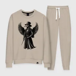 Женский костюм хлопок Крылатый чумной доктор