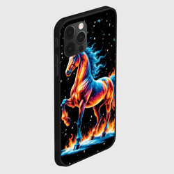 Чехол для iPhone 12 Pro Лошадь на снегу - фото 2