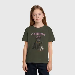 Детская футболка хлопок Catitude - фото 3
