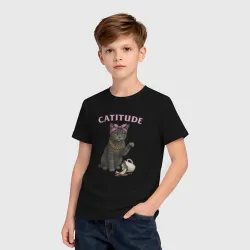 Детская футболка хлопок Catitude - фото 5