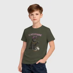 Детская футболка хлопок Catitude - фото 5