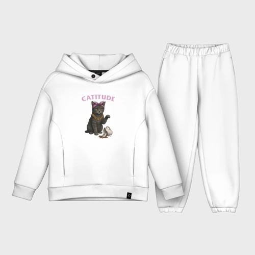 Детский костюм хлопок Oversize Catitude