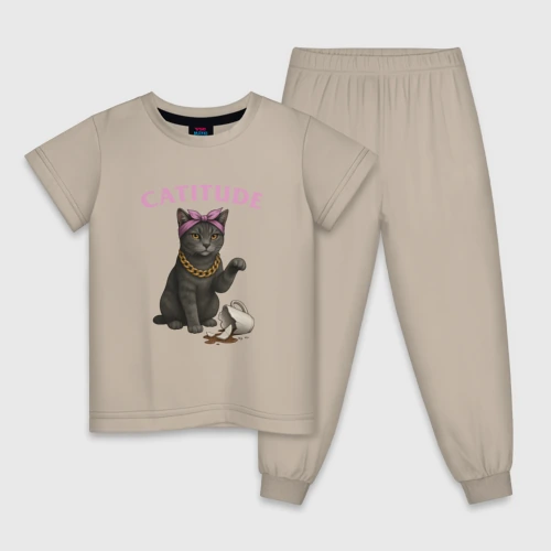 Детская пижама хлопок Catitude