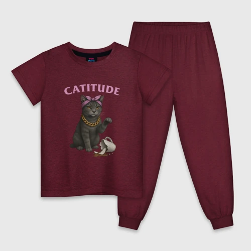 Детская пижама хлопок Catitude