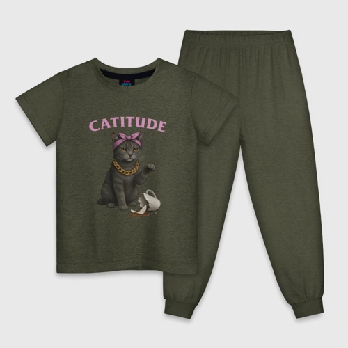 Детская пижама хлопок Catitude