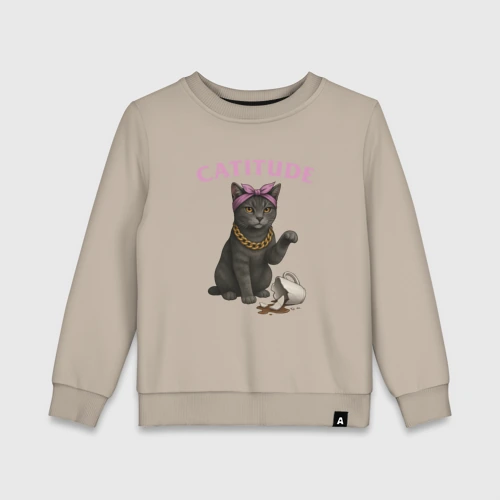 Детский свитшот хлопок Catitude