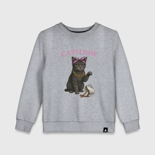 Детский свитшот хлопок Catitude