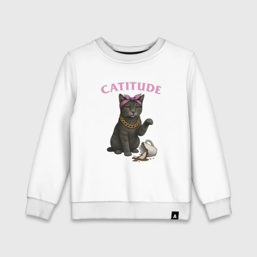 Детский свитшот хлопок Catitude