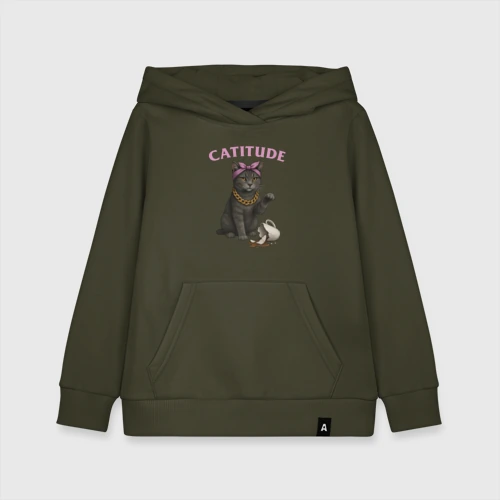 Детская толстовка хлопок Catitude