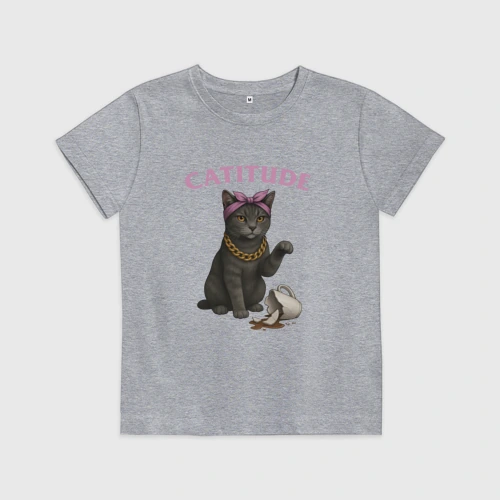Детская футболка хлопок Catitude
