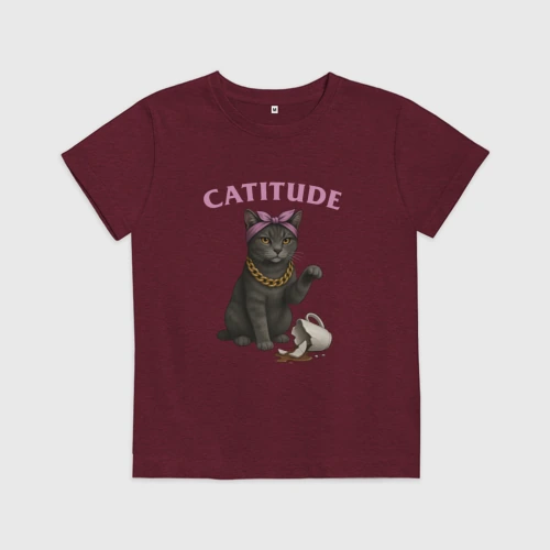Детская футболка хлопок Catitude