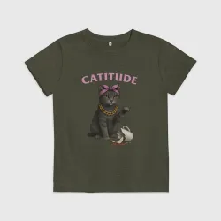 Детская футболка хлопок Catitude