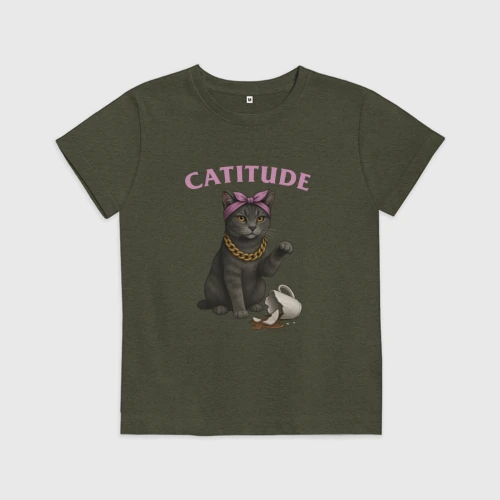 Детская футболка хлопок Catitude