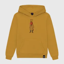 Женская толстовка хлопок Конь в пальто