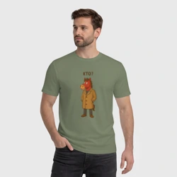 Мужская футболка хлопок Конь в пальто - фото 2