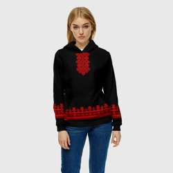 Женская толстовка 3D Славянская вышиванка рубаха - фото 2