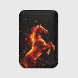 Картхолдер Magsafe магнитный Пламенный конь