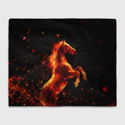 Плед 3D Пламенный конь