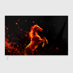 Флаг 3D Пламенный конь