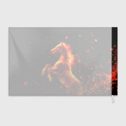 Флаг 3D Пламенный конь - фото 2