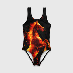 Детский купальник 3D Пламенный конь - фото 2