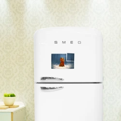 Магнитный плакат 3Х2 Лошадка ловит снежинку - фото 2