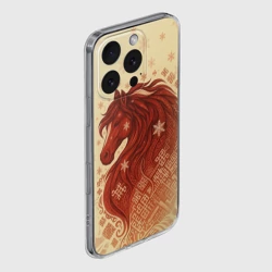 Чехол для iPhone 16 Pro силиконовый с защитой камеры Славянский конь - фото 2