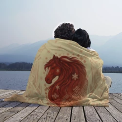 Плед 3D Славянский конь - фото 2