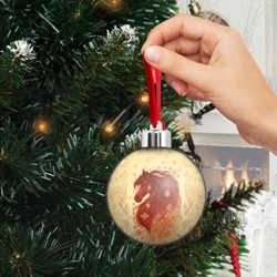 Ёлочный шар Славянский конь - фото 2