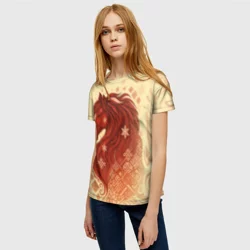 Женская футболка 3D Славянский конь - фото 2