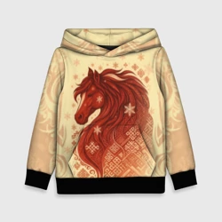 Детская толстовка 3D Славянский конь