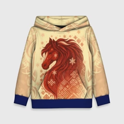 Детская толстовка 3D Славянский конь
