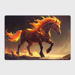 Магнитный плакат 3Х2 Благородная огненная лошадь