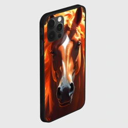 Чехол для iPhone 12 Pro Статная огненная лошадь - фото 2