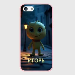 Чехол для iPhone 5/5S матовый Мем игорь