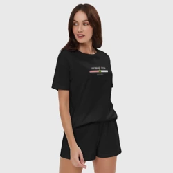 Женская пижама с шортиками хлопок Загрузка - Новый год скоро - фото 2