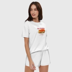 Женская пижама с шортиками хлопок Вкус праздника - фото 2