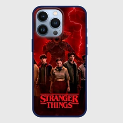 Чехол для iPhone 13 Pro Герои и демогоргон Загадочные события финал