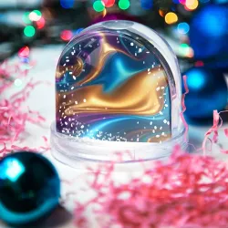 Игрушка Снежный шар Сплавы разноцветные - фото 2
