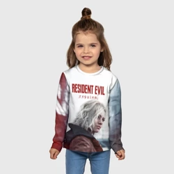 Детский лонгслив 3D Грейс Эшкрофт Resident evil requiem - фото 2