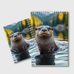 Блокнот Водная грация выдры - фото 2