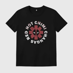 Мужская футболка хлопок Red hot chimi changas