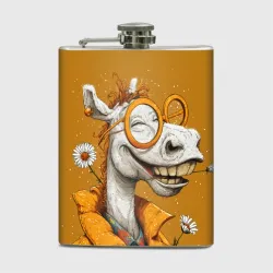 Фляга Лошадь в желтых очках